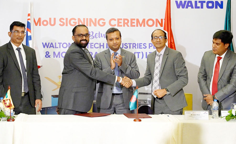শ্রীলঙ্কায় নিজস্ব ব্র্যান্ড বিজনেস সম্প্রসারণ করছে ওয়ালটন 
