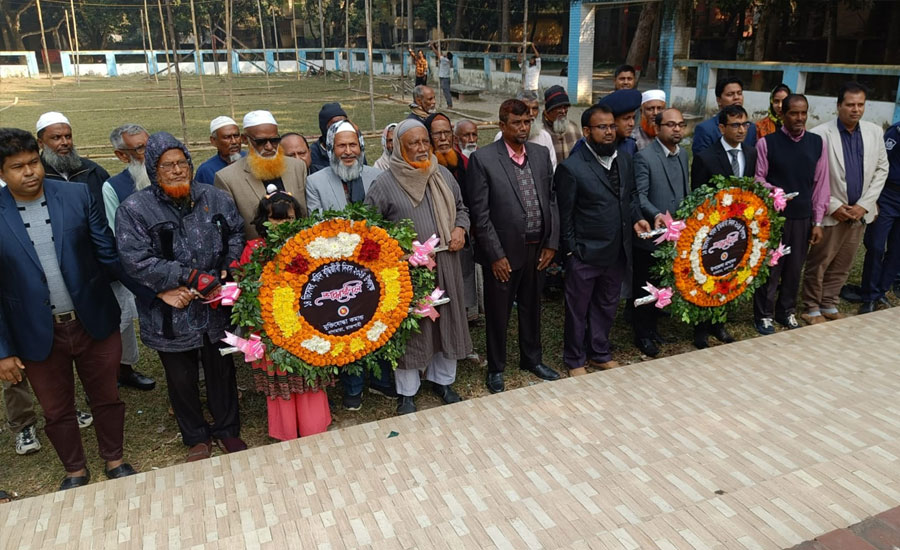 বাগমারায় শহীদ বুদ্ধিজীবী দিবসে শ্রদ্ধা নিবেদন ও আলোচনা সভা অনুষ্ঠিত 