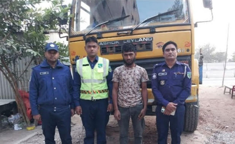 সিরাজগঞ্জের উল্লাপাড়ায় চোরাই ট্রাক উদ্ধার, আটক-১ 