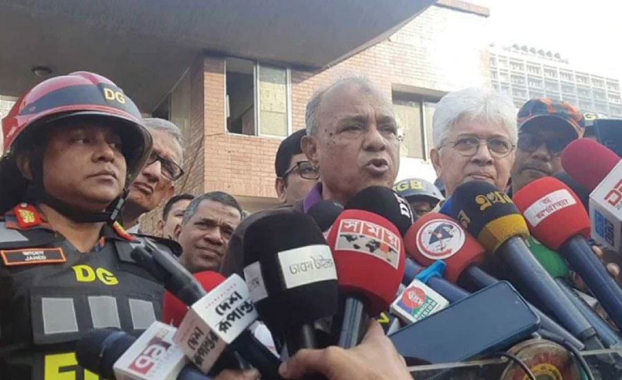 সচিবালয়ে আগুনের ঘটনায় তদন্ত কমিটি গঠন করা হবে: স্বরাষ্ট্র উপদেষ্টা