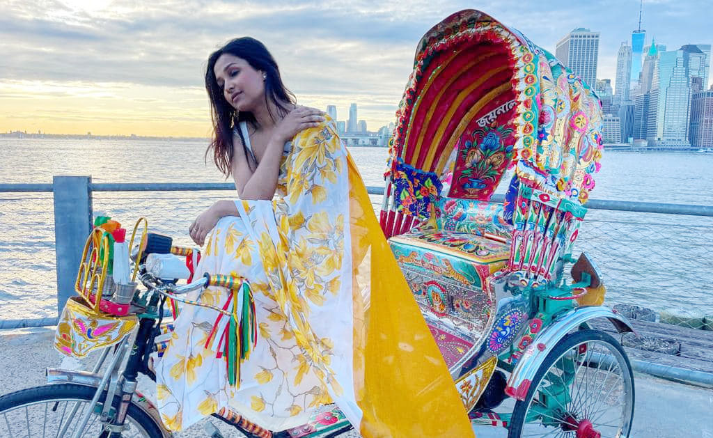 নিকেতনে এক মাস রিকশা চালিয়েছেন নভেরা