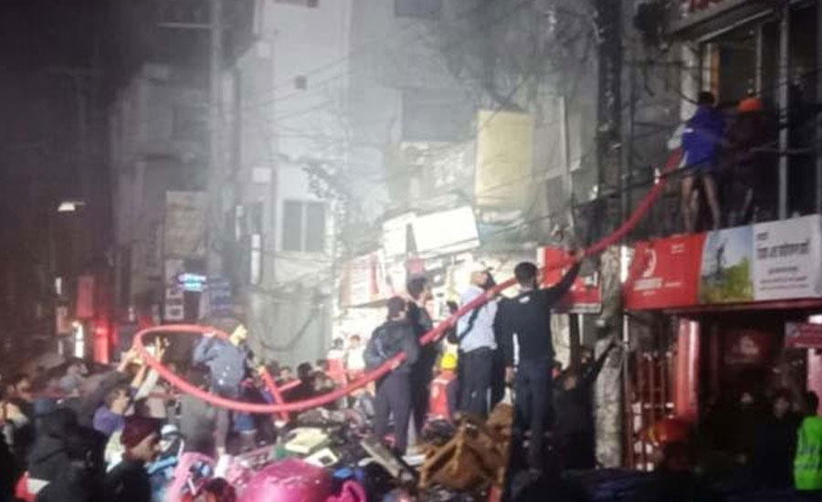 নোয়াখালীর হকার্স মার্কেটে আগুন, ব্যবসায়ীদের দাবি পূর্বপরিকল্পিত