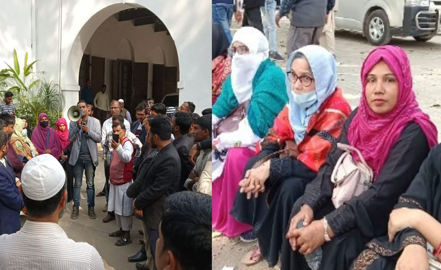 গাজীপুর সদর উপজেলা শিক্ষা অফিসারের অপসারণ দাবীতে বিক্ষোভ, স্বারকলিপি প্রদান