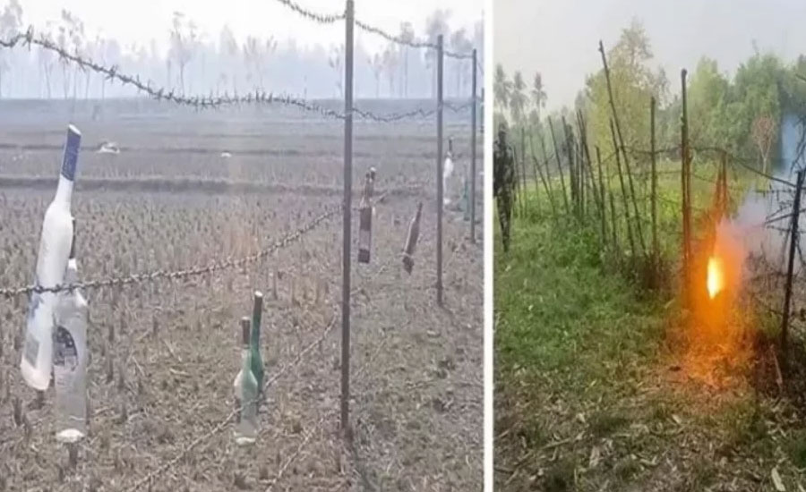 সীমান্তে কাঁটাতারের বেড়ার সঙ্গে বিএসএফের কাচের বোতল ঝুলিয়ে দেওয়ার নেপথ্যে কী?