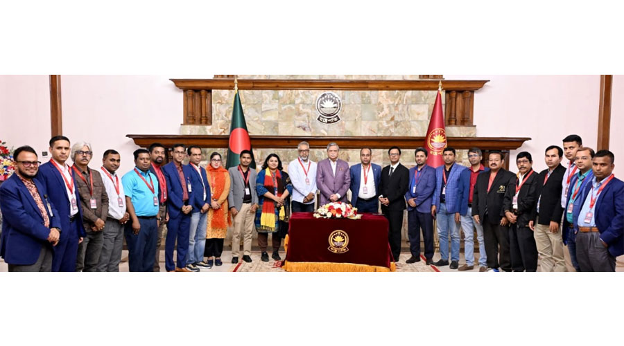 রাষ্ট্রপতির সাথে ডিআরইউর নবনির্বাচিত কমিটির সাক্ষাৎ