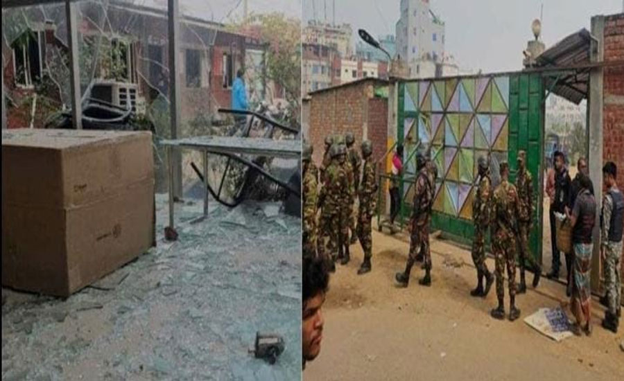 আন্দোলনে সাড়া না দেয়ায় কারখানায় বহিরাগতদের হামলা