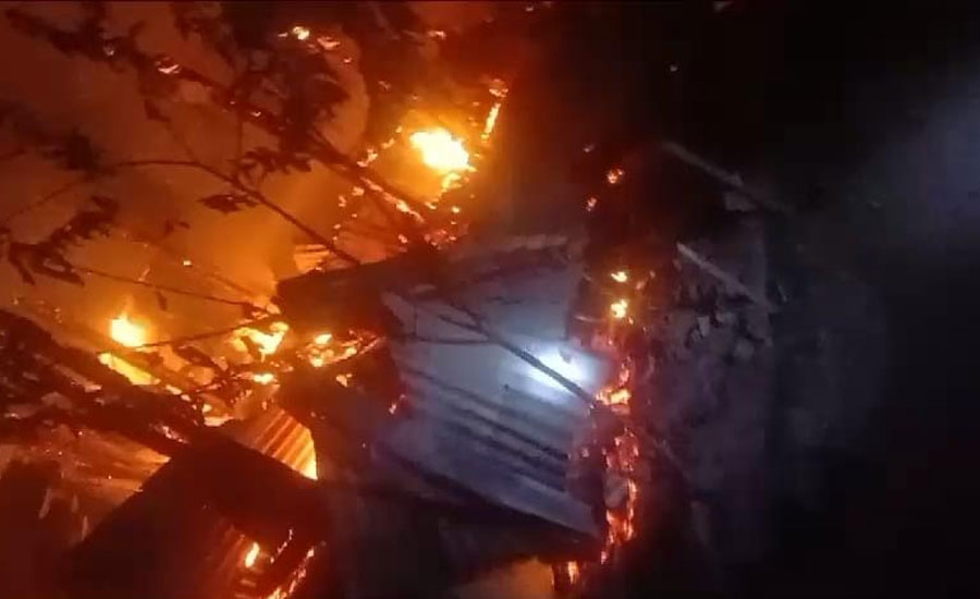 বরিশালের উজিপুরে বিএনপি কর্মীর ঘরে অগ্নিসংযোগের অভিযোগ 