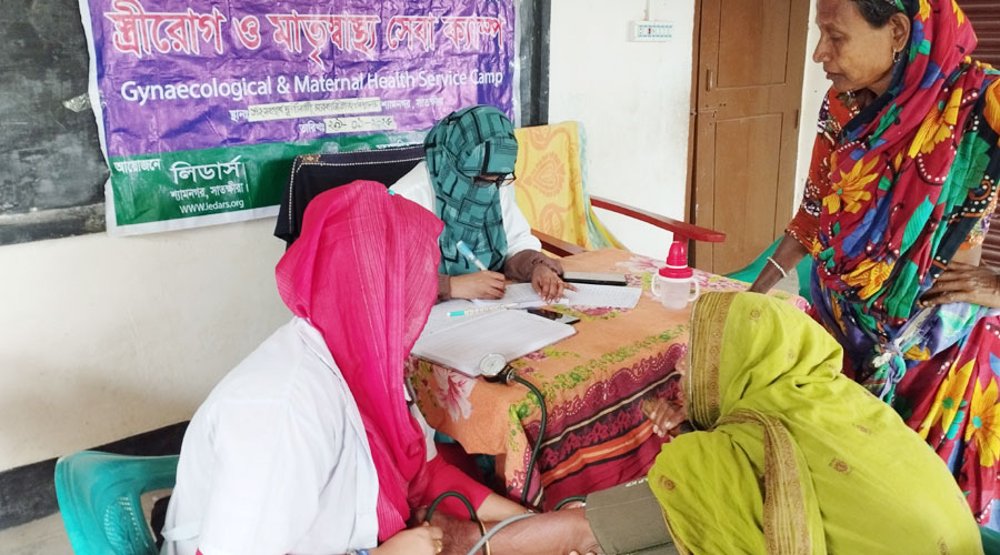 লিডার্স'র আয়োজনে স্ত্রীরোগ ও মাতৃ সেবা পেল শতাধিক নারী
