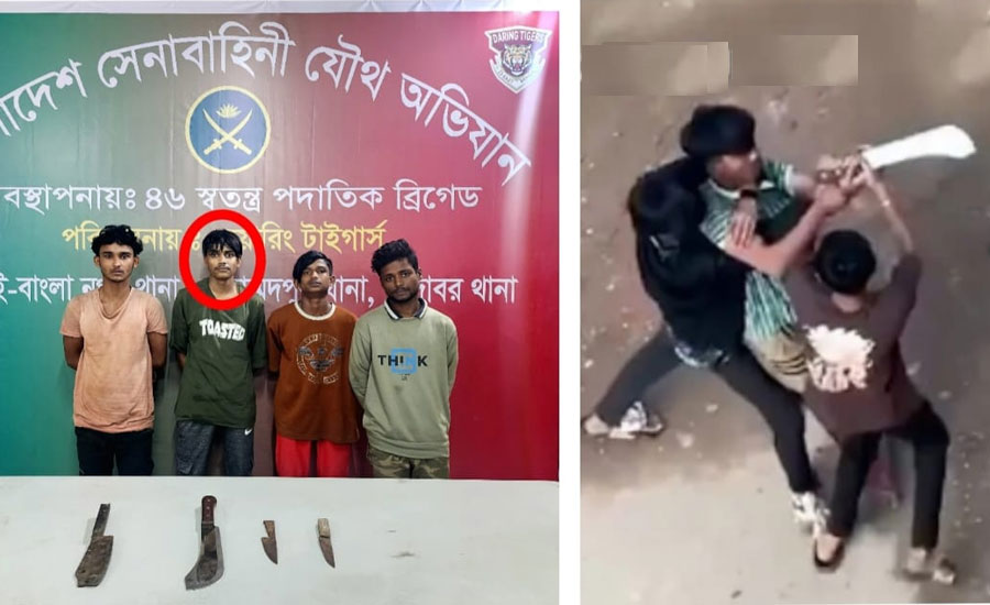 মোহাম্মদপুর এর ঢাকা উদ্যান থেকে আলোচিত- চিহ্নিত কিশোরগ্যাং সদস্য আটক