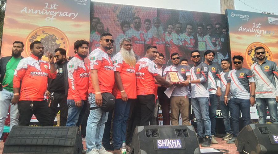 অ্যাডভেঞ্চার বাইকারস গ্রুপের প্রথম প্রতিষ্ঠাবার্ষিকী উদযাপন