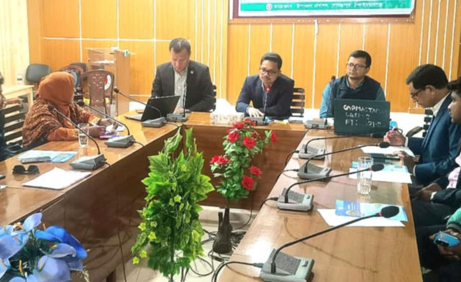 গোমস্তাপুরে গ্রাম আদালত কার্যক্রমের অগ্রগতি বিষয়ক দ্বি-মাসিক সমন্বয় সভা অনুষ্ঠিত