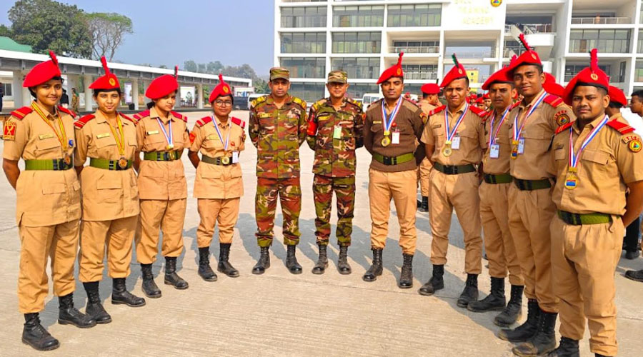 রমনা রেজিমেন্ট প্রশিক্ষণ এ ড্যাফোডিল'র বিএনসিসি ইউনিটের সাফল্য
