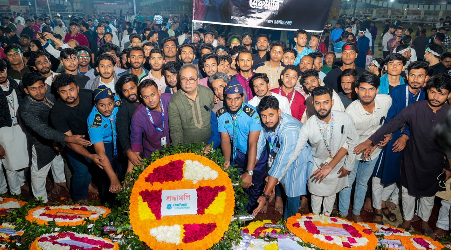 ড্যাফোডিলে শহীদ দিবস ও আন্তর্জাতিক মাতৃভাষা দিবস পালিত