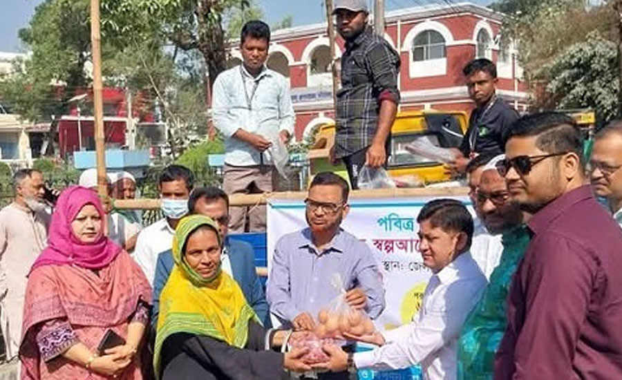 ময়মনসিংহে সুলভ মূল্যে ডিম ও মাংসের বিক্রয় কার্যক্রম উদ্বোধন