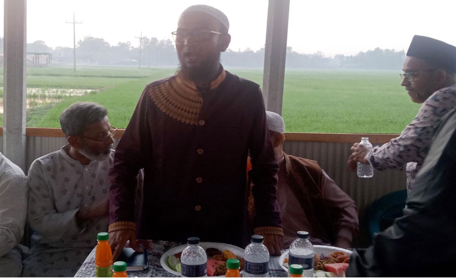 নওগাঁ-৬ আসনে জামায়াতের মনোনিত প্রার্থীর মতবিনিময়