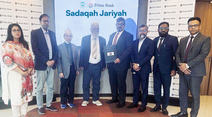 'সদকাহ্ জারিয়াহ্' অ্যাকাউন্ট চালু করলো প্রাইম ব্যাংক
