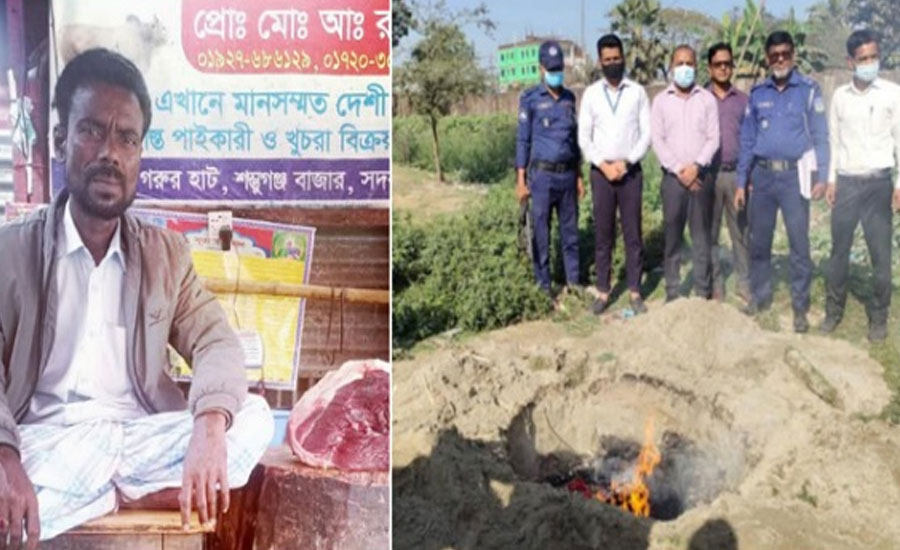 ময়মনসিংহে ভোক্তার অভিযানে গোমাংস বিনষ্ট করে দশ হাজার টাকা জরিমানার অন্তরালে রহস্য 