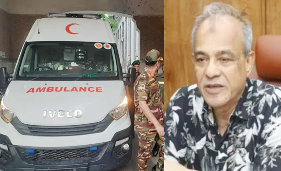 মাগুরায় ধর্ষণের শিকার শিশুটিকে দেখতে সিএমএইচে স্বরাষ্ট্র উপদেষ্টা