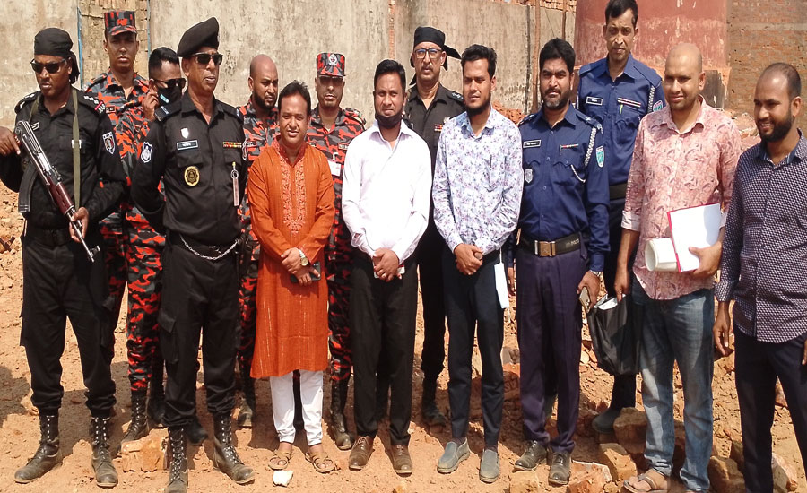 গোয়াইনঘাটে অবৈধ ইট ভাটায় অভিযান