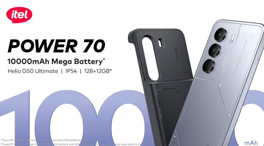 দীর্ঘস্থায়ী ব্যাটারির শক্তি ও সাশ্রয়ী দামে সেরা পারফরম্যান্স আইটেল পাওয়ার ৭০