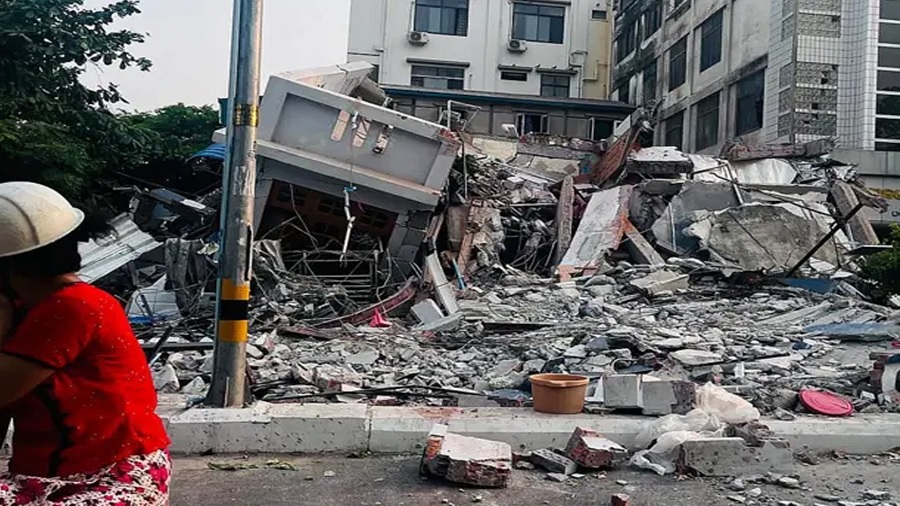 ভূমিকম্পে মিয়ানমারে মৃতের সংখ্যা বেড়ে ৬৯৪ 