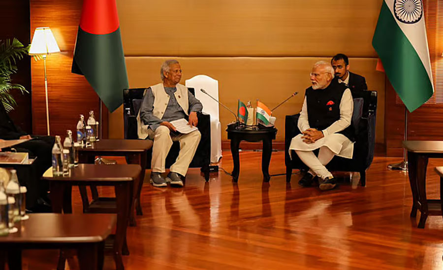 ভারত-বাংলাদেশ সম্পর্ক এগিয়ে নিতে একসঙ্গে কাজ করার কথা বললেন ইউনূস