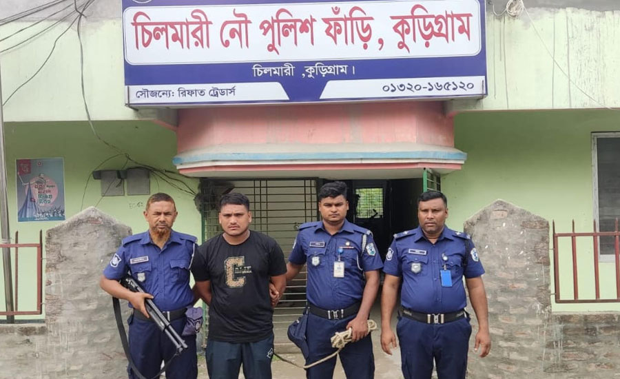 চিলমারী-রাজিবপুর নৌ রুটে ডাকাতি: গাইবান্ধায় অভিযানে আসামি গ্রেপ্তার