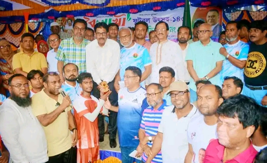 যশোর নগর বিএনপির বৈশাখী ফুটবল সেমিফাইনালে এক নম্বর ওয়ার্ড 