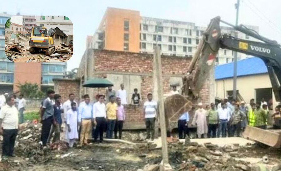 টঙ্গীর মেঘনা মাঠে মাদকের আখঁড়া স্থাপনা উচ্ছেদ, উদ্ধার ১২০ কোটি টাকার জমি