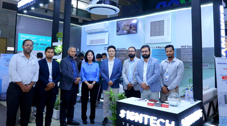 সেভর এক্সপোতে স্যামসাংয়ের সর্বশেষ উদ্ভাবন ও সিস্টেম এসি সলিউশন প্রদর্শন 