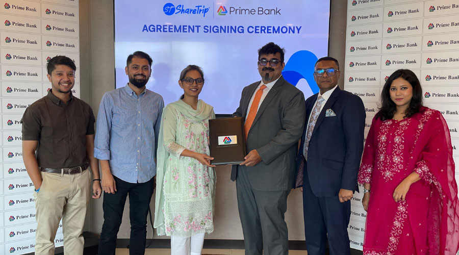 প্রাইম ব্যাংক ও শেয়ারট্রিপ'র মধ্যে চুক্তি