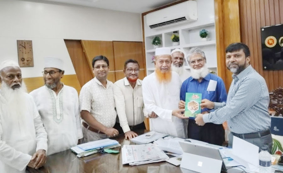 সাতক্ষীরা জেলা প্রশাসকের সাথে মৌচাক সাহিত্য পরিষদের নেতৃবৃন্দের সৌজন্য সাক্ষাৎ