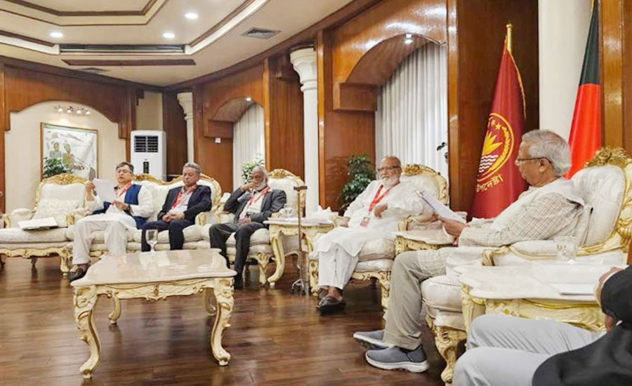 ড. ইউনূসের সঙ্গে বৈঠকে বিএনপির চার নেতা