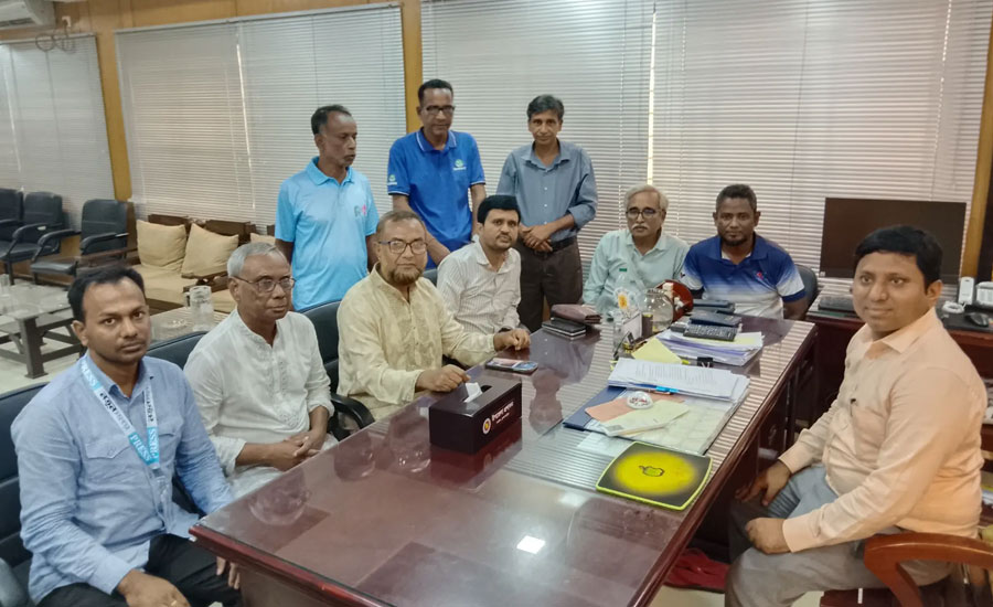 উপজেলার নির্বাহী কর্মকর্তা মাধ্যমে উল্লাসকর দওের ব্রিটিশ বাড়িটি দখল মুক্ত 