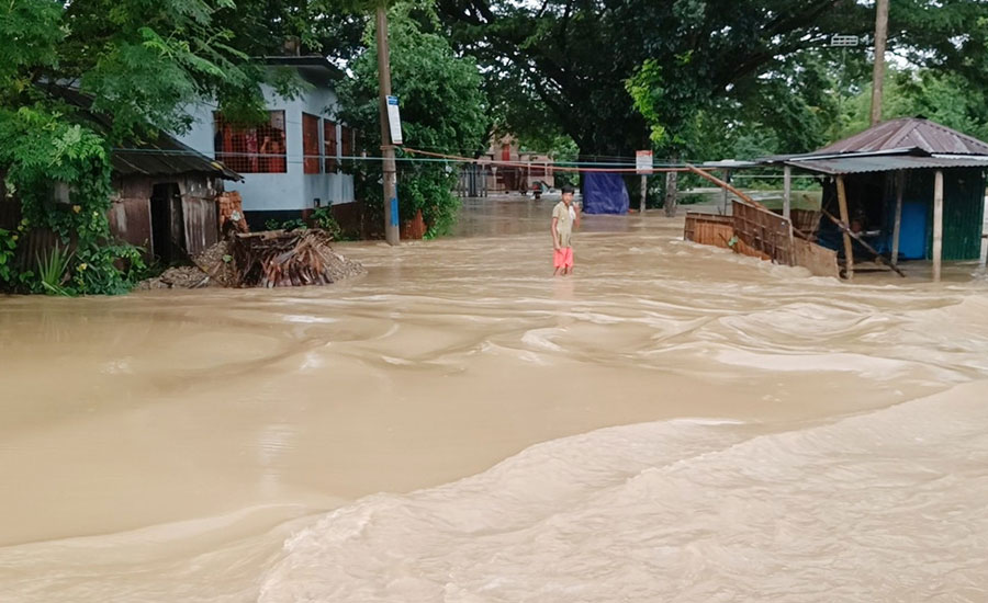 আখাউড়ায় বন্যা পরিস্থিতির অবনতি, ১৯ গ্রাম প্লাবিত