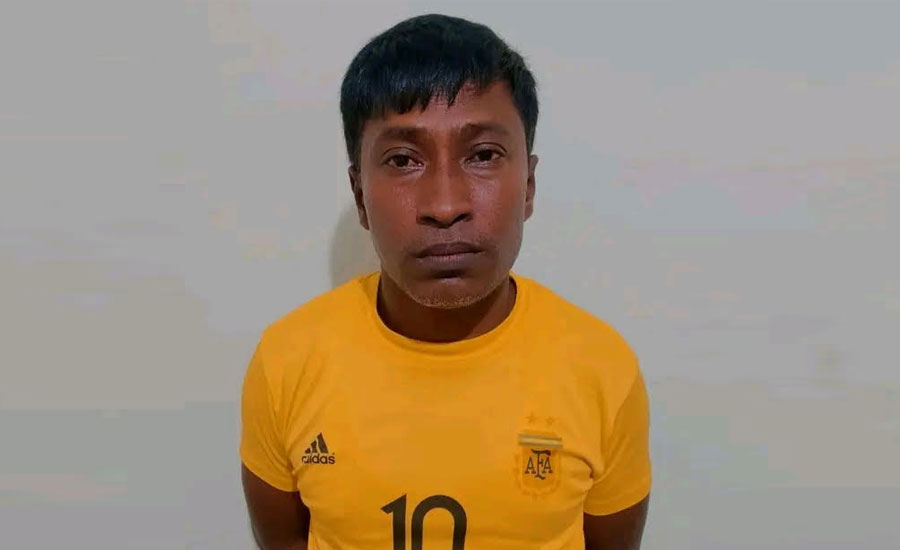 র‌্যাব-১২ এর অভিযানে বগুড়ায় হত্যা মামলার এজহারভুক্ত পলাতক আসামি গ্রেফতার