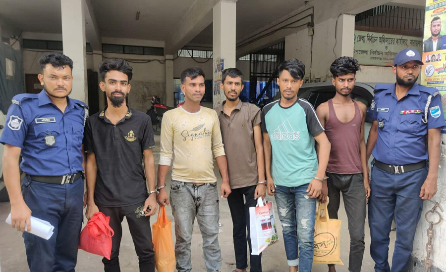 সোনারগাঁয়ে দুই যুবককে অপহরণ করে নির্যাতনের অভিযোগে ৫ অপহরণকারী গ্রেপ্তার