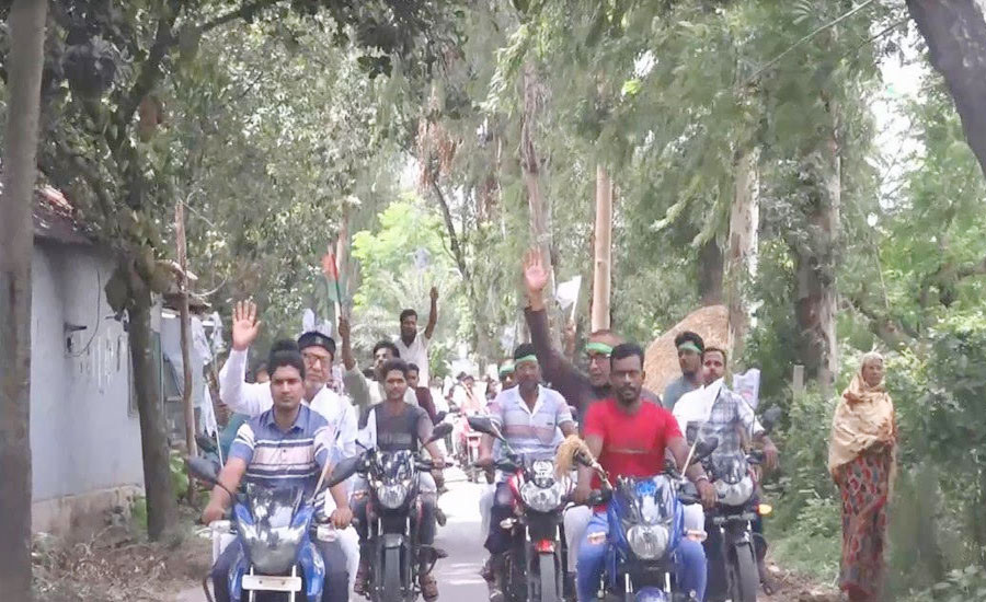 সিরাজগঞ্জ-৩ আসনে মনোনয়ন প্রত্যাশী সেলিম জাহাঙ্গীরের শোডাউন-গণসংযোগ