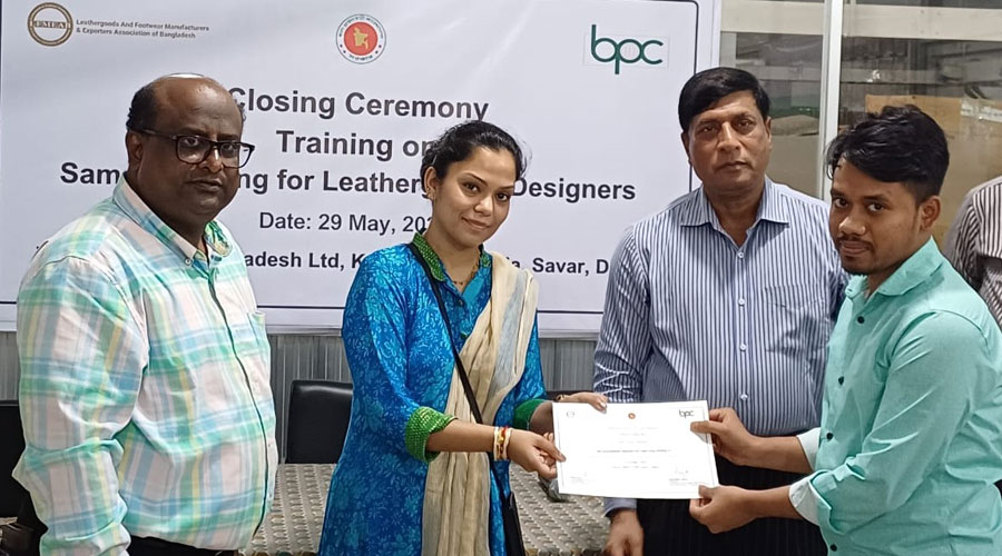 লেদারগুডস ডিজাইনারদের জন্য স্যাম্পল তৈরির উপর প্রশিক্ষণ কর্মসূচি
