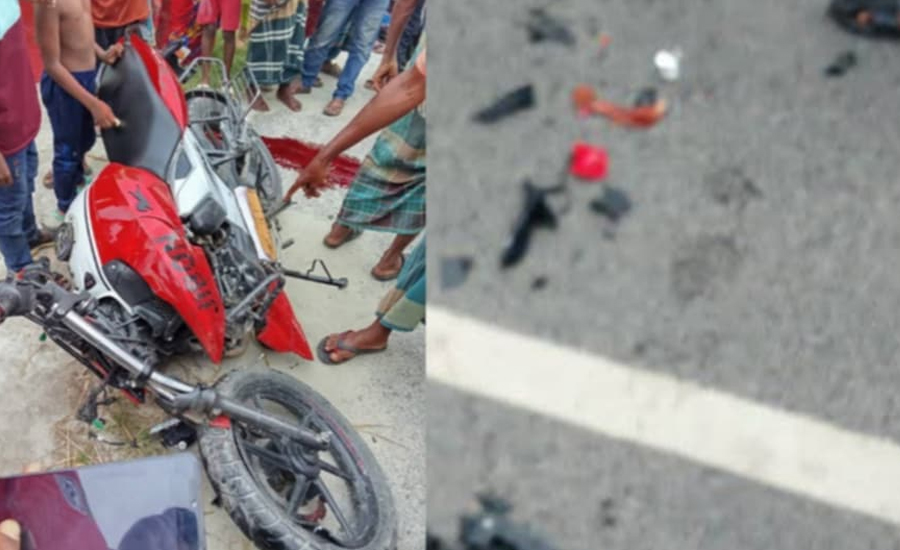 কাজিপুরে দুই মোটরসাইকেলের মুখোমুখি সংঘর্ষে নিহত দুই