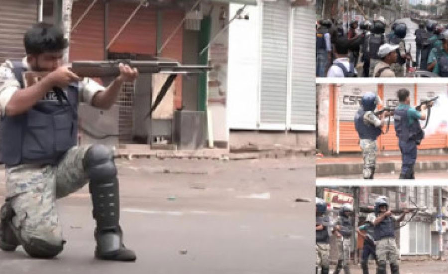 যার নির্দেশে নির্বিচারে গুলি চালিয়ে উল্লাস করে পুলিশ