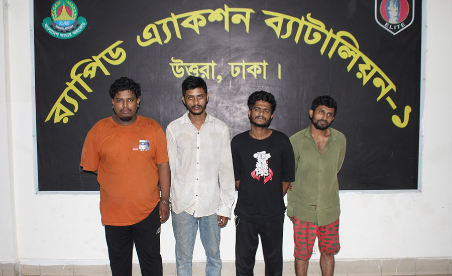 টঙ্গীতে কলেজ ছাত্র রাহাত হত্যার পুরো ছিনতাই চক্র গ্রেপ্তার