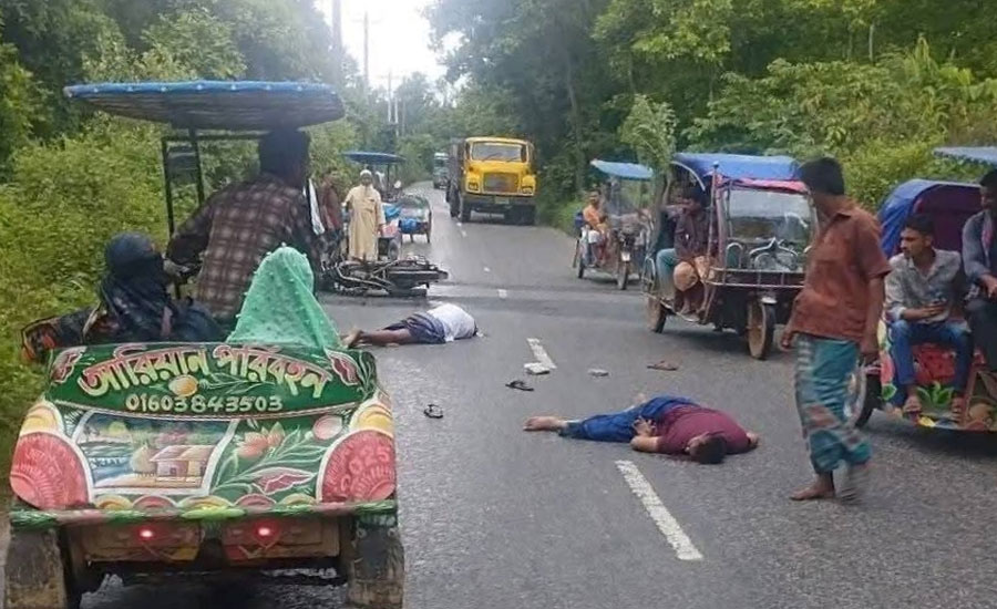 গাজীপুরে পিকআপের ধাক্কায় দুই মটরসাইকেল আরোহী নিহত