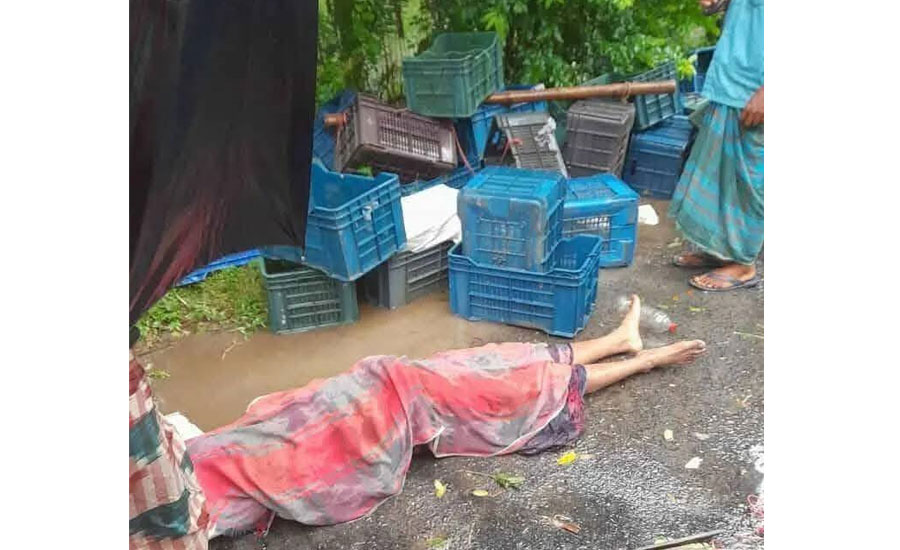 চাঁপাইনবাবগঞ্জের নাচোলে সড়ক দূর্ঘটনায় একজন নিহত, আহত ৬