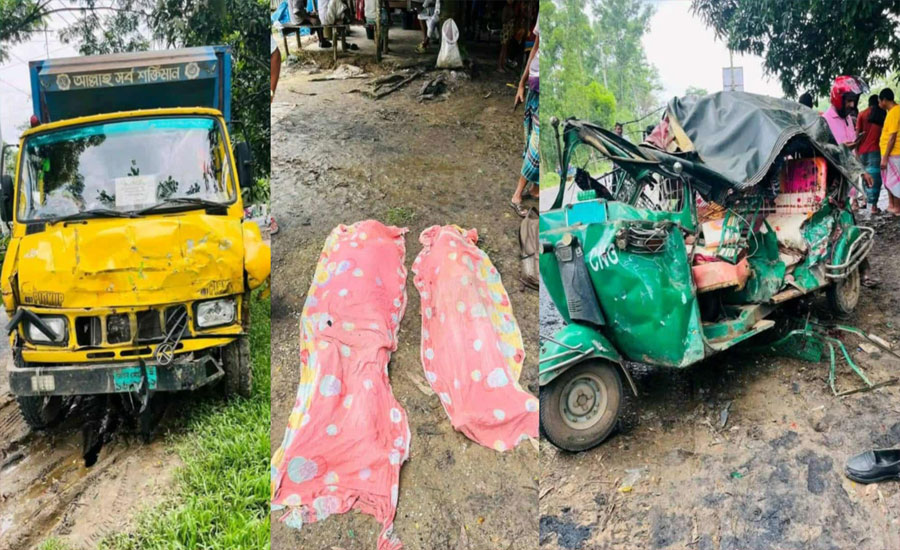 কালিয়াকৈরে ট্রাক-সিএনজি সংঘর্ষ, প্রাণ গেল একই পরিবারের ৩ জনসহ ৪ জনের