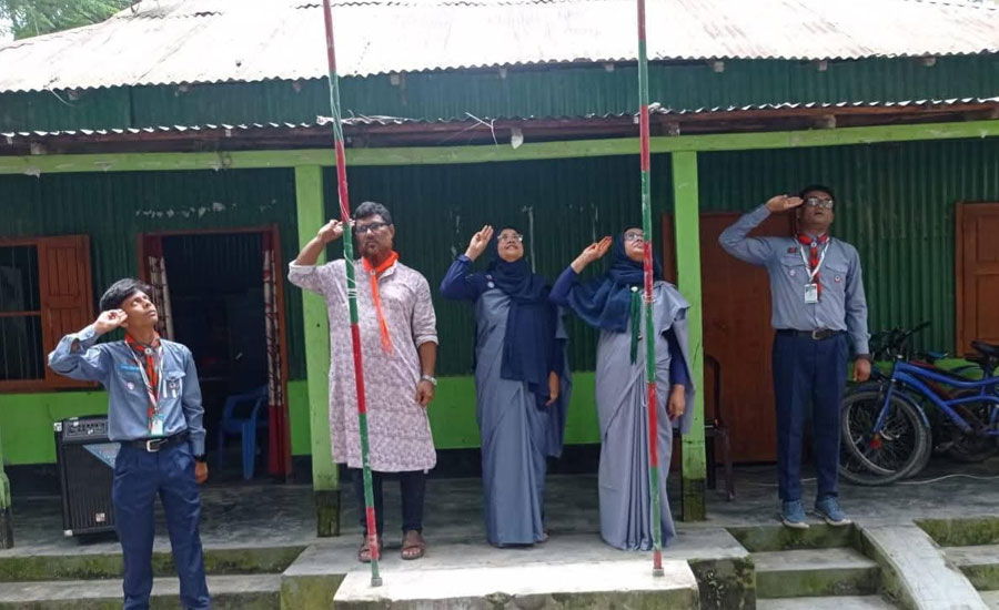 ভুরুঙ্গামারী স্কাউটস'র বিশেষ ট্রুপ মিটিং 