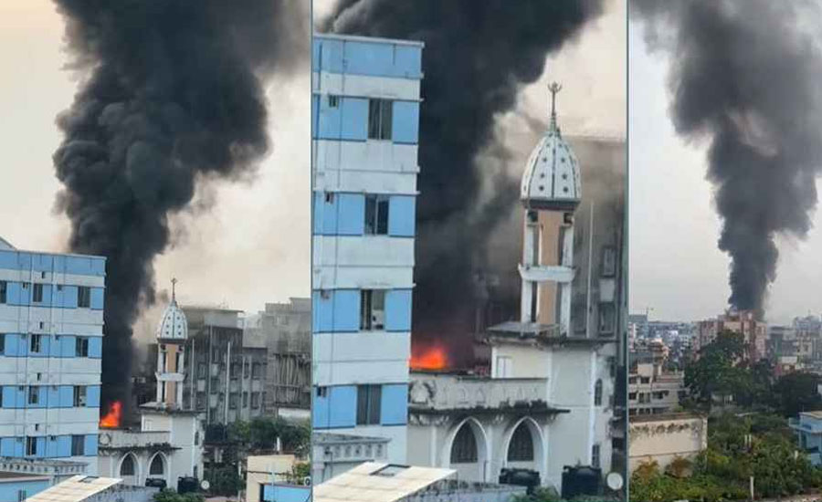 শেওড়াপাড়ায় ভবনে লাগা আগুন নিয়ন্ত্রণে