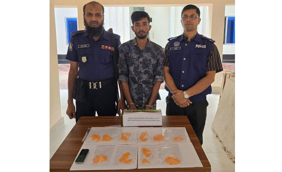 কক্সবাজারের ইয়াবা কারবারি নোয়াখালীতে গ্রেপ্তার