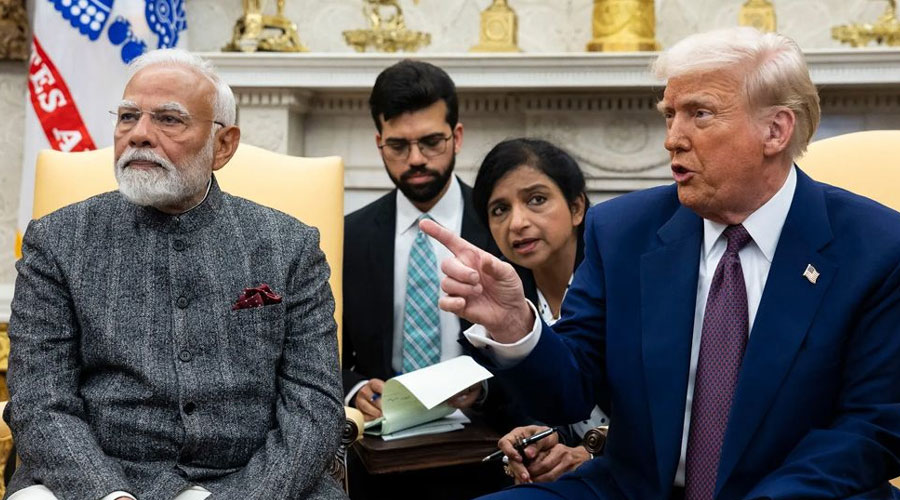 ২৪ ঘণ্টার মধ্যে ভারতীয় পণ্যে আরও শুল্ক বসাবেন ট্রাম্প