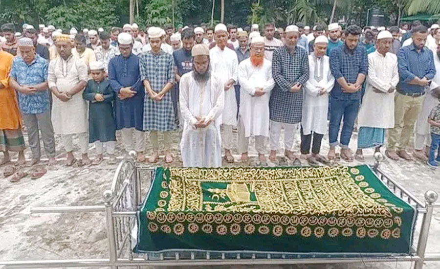 চোখের জলে বিদায় যশোরের সংবাদকর্মী আবু সাইদ সাগরকে